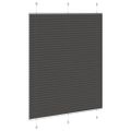 vidaXL plisovaná roleta čierna 105x100 cm Šírka látky 104,4 cm