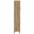 vidaXL Highboard Remeselný dub 69,5 x 34 x 180 cm Kompozitné drevo