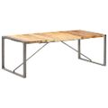 vidaXL Jedálenský stôl 220x100x75 cm masívne surové mangovníkové drevo