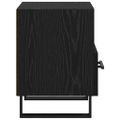 vidaXL Nočný stolík Čierny dub 40 x 35 x 47,5 cm Kompozitné drevo
