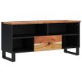 vidaXL TV skrinka 100x33x46 cm masívna akácia a spracované drevo