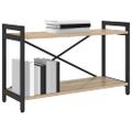 vidaXL Regál na knihy 80 x 30 x 50 cm Kompozitné drevo Sonoma dub