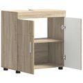 vidaXL Set kabinetov do kúpeľne TULUM Sonoma dub 60 x 34 x 63 cm