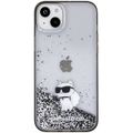 Karl Lagerfeld Case for iPhone 15 Plus 6.7" KLHCP15MLKCNSK Transparent HC LIQ. GLITTER C