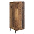 vidaXL Servírovacia skriňa Staré drevo 34,5 x 33 x 92 cm