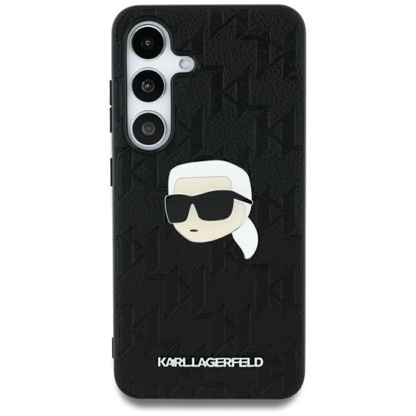 Puzdro Karl Lagerfeld HC PU Monogram K. Head Pin pre Samsung Galaxy S25 Ultra čierne