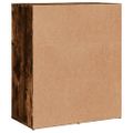 vidaXL Komody 2 ks dymový dub 60x31x70 cm kompozitné drevo