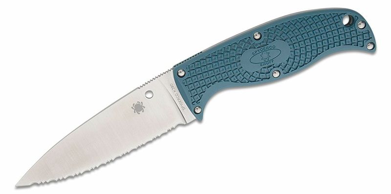 Spyderco FB31SBL2K390 Enuff 2 Blue Lightweight pevný nôž 10,1 cm, modrá, FRN, puzdro