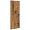 vidaXL Vešiak na stenu Nástenná montáž Staré drevo 30 x 1,5 x 80 cm