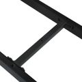 vidaXL Stolové nohy na jedálenský stôl, rám v tvare X 180x80x72 cm