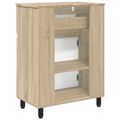 vidaXL Kozmetický stolík do kúpeľne Dub sonoma 60 x 35 x 80 cm