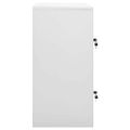 vidaXL Uzamykacie skrinky 2 ks bledosivé a zelené 90x45x92,5 cm oceľové