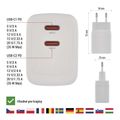 Univerzálny USB adaptér GaN do siete PD 35 W max.
