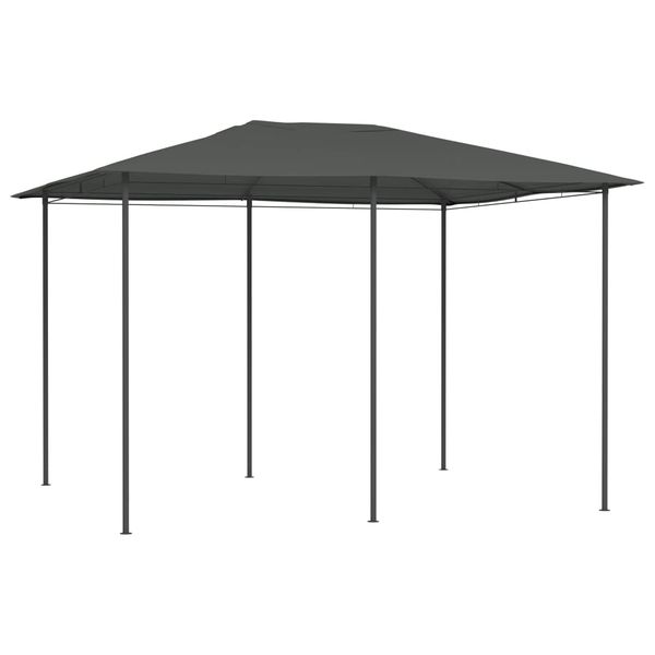 vidaXL Altánok 3x4x2,6 m antracitový 160 g/m²