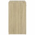 vidaXL Lavica na topánky dub sonoma 94,5x31x57 cm kompozitné drevo
