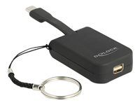Externý video adaptér - VL100 - USB-C - Mini DisplayPort - čierna