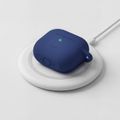 Silikónové puzdro Etteri pre AirPods 4 tmavomodrá