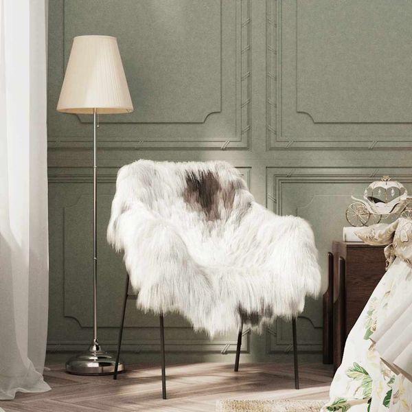 vidaXL Ovčia koža viacfarebná (60-70)x(90-100) cm