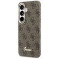 Puzdro Guess case 4G Script MagSafe pre Samsung Galaxy S26 hnedé