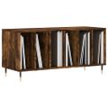 vidaXL Skrinka na platne dymový dub 100x38x48 cm kompozitné drevo