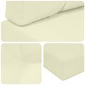 vidaXL Vankúš na vonkajšiu pohovku Polyester Krémová 80 x 80 cm