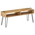 vidaXL TV stolík z masívneho mangovníkového dreva 110x35x45 cm