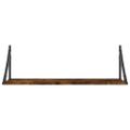 vidaXL Nástenné police 2 ks dymový dub 80x25x25,5 cm kompozitné drevo