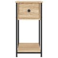 vidaXL Nočné stolíky 2 ks dub sonoma 30x60x60 cm kompozitné drevo