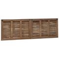 vidaXL Čelňa postele Prírodná Husté teakové drevo