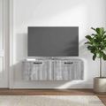 vidaXL Nástenná TV skrinka 98 x 41 x 30 cm Sivá sonoma
