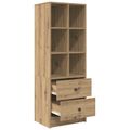 vidaXL Highboard Remeselný dub 45,5 x 34 x 127 cm