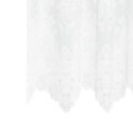 vidaXL Čipková záclona Biela 100x750cm Polyester