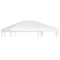 vidaXL Strieška na altánok 270 g/m², 4x3 m, biela