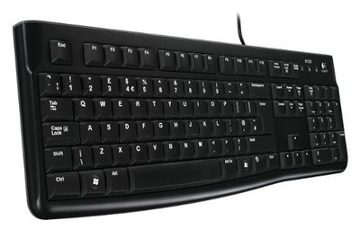 Logitech K120/Drôtová USB/ CZ- SK layout/Čierna