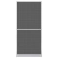 vidaXL Hinged Hmyzová sieť Biela a čierna 100 x 215 cm