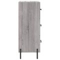 vidaXL Komoda sivý dub sonoma 34,5x34x90 cm spracované drevo