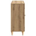 vidaXL Servírovacia skriňa Dub artisan 89 x 34,5 x 80 cm