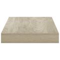 vidaXL Plávajúce nástenné police 2 ks, dubové 40x23,5x3,8 cm, MDF