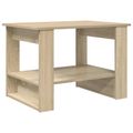 vidaXL Konferenčný stolík Sonoma dub 72 x 50 x 50 cm Kompozitné drevo