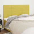 vidaXL Čelo postele zelené 160x5x118/128 cm látkové