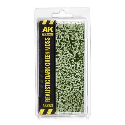 Dekorácia AK Interactive - Realistic Dark Green Moss