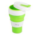 Skladací silikónový hrnček NILS Camp NC4103 600ml svetlozelený