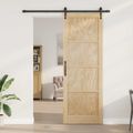 vidaXL Posuvné dvere ORKDAL 83 x 232 cm Borovicový masív