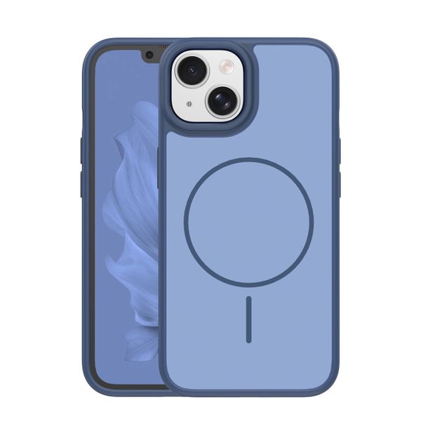 Frame Thin Mag case for iPhone 14 6.1" dark blue