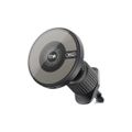 XO car holder magnetic CX025 with wireless inductive charger 15W black air vent for MagSafe