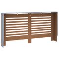 vidaXL Kryt na radiátor antracitový 152x19x81,5 cm MDF