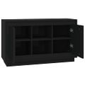 vidaXL Komoda čierna 102x35x60 cm spracované drevo
