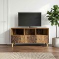 vidaXL TV skrinka 102 x 34,5 x 50 cm Staré drevo Kompozitné drevo