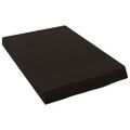 vidaXL Kúpeľňová doska tmavohnedá 40x60x(2-6) cm ošetrený masív