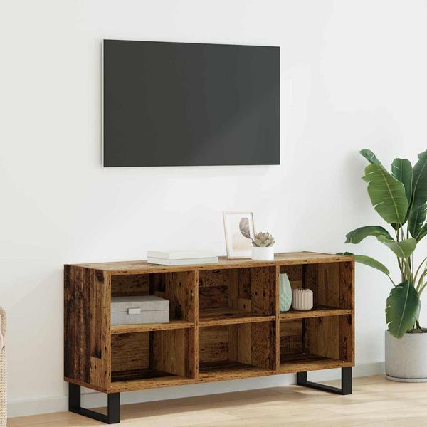 vidaXL TV skrinka Staré drevo 103,5 x 30 x 50 cm Kompozitné drevo